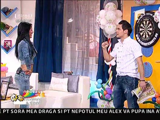 Razvan si Daniela au executat o priza acrobatica