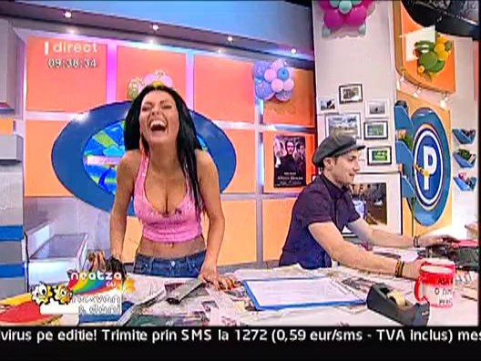 Vezi la ce sunt bune papornitele, dupa capul Danielei Crudu!