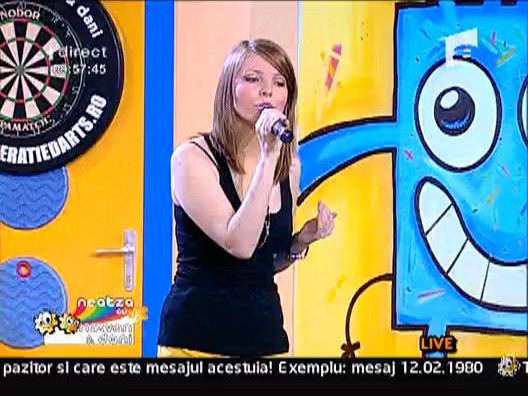 Victoria Stanciu canta la Buna dimineata, te succes!