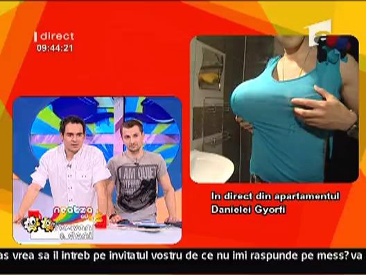 In direct din apartamentul Danielei Gyorfi, in dormitor