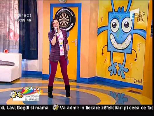 Andreea Ilie canta la Buna dimineata, te succes!
