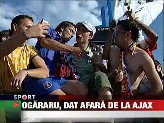 Ogararu e pe lista  neagra la Ajax