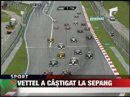 Sebastian Vettel se impune in MP al Malaysiei