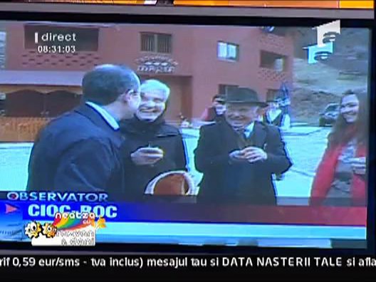 Glume de autobaza cu Emil Boc