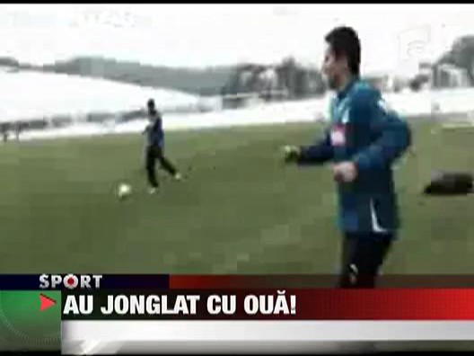 Au jonglat cu oua!