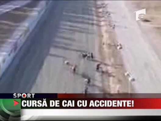 Cursa de cai cu accidente
