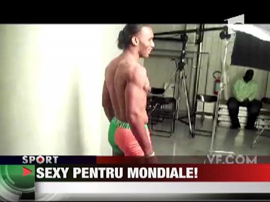 Starurile au pozat sexy pentru a promova Cupa Mondiala din Africa de Sud
