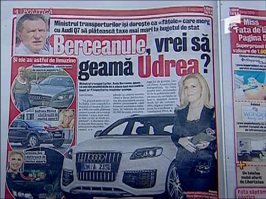 Berceanule, vrei sa geama Udrea?