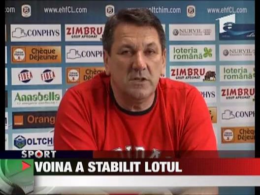 Voina a stabilit lotul pentru primul meci cu Viborg
