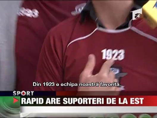 Un dinamovist in galeria Rapidului