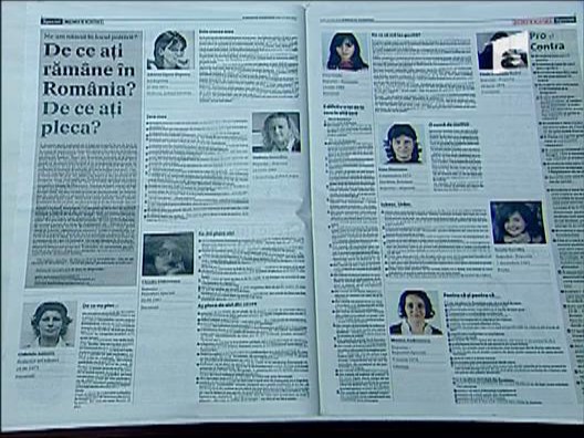 De ce ati ramane in Romania, de ce ati pleca...