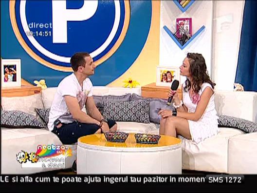Rafaela Lazareanu in platoul Neatza