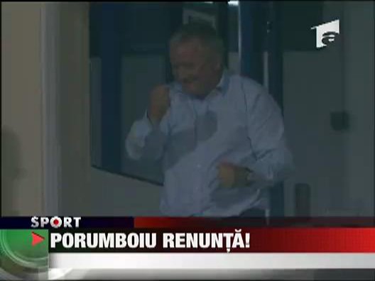 Porumboiu renunta!