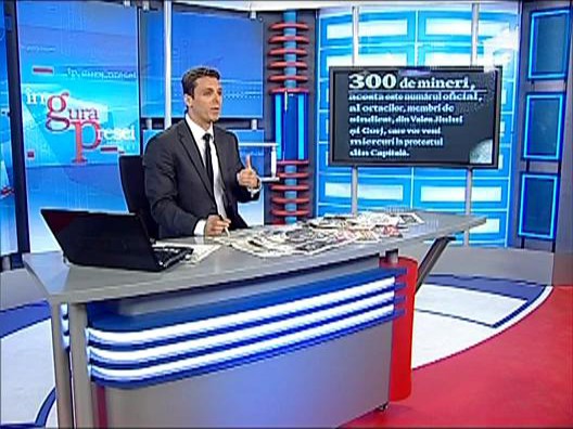 Mircea Badea si mitingul minerilor