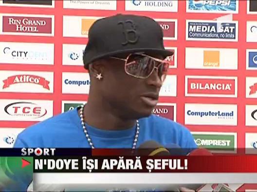 N'Doye ii sare in aparare lui Borcea