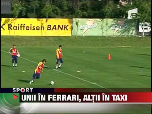 Unii in Ferrari, altii in taxi