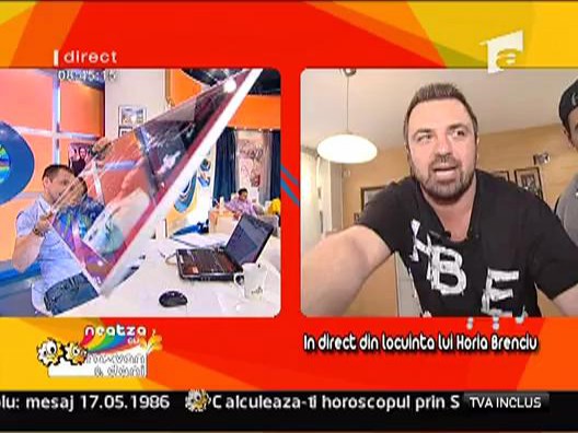 In direct din locuinta lui Horia Brenciu