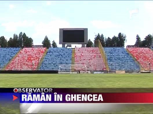 Steaua nu mai pleaca din Ghencea!