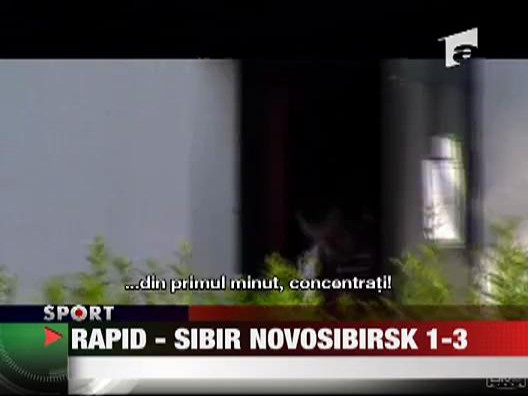 Rapid - Sibir Novosibirsk 1-3