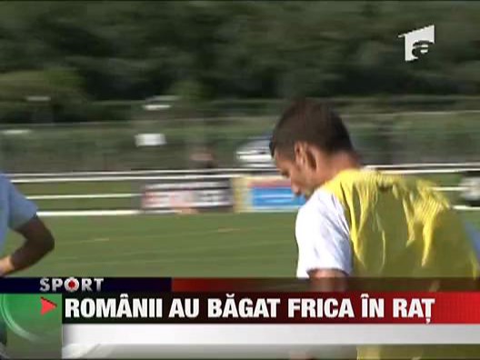 Romanii au bagat frica in Rat