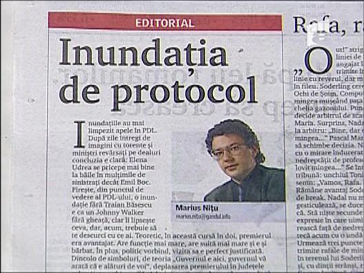 Mircea Badea: "Elena Udrea este primul-ministru al Romaniei"