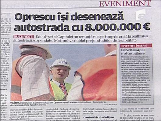 Oprescu si "autostrada desenata"