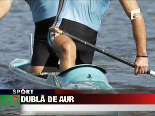 Dubla de aur la caiac-canoe
