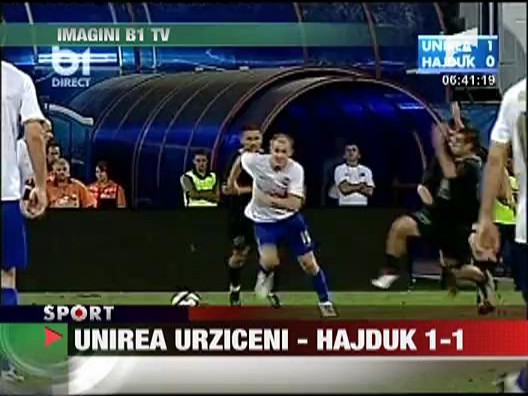 Unirea Urziceni - Hajduk 1-1