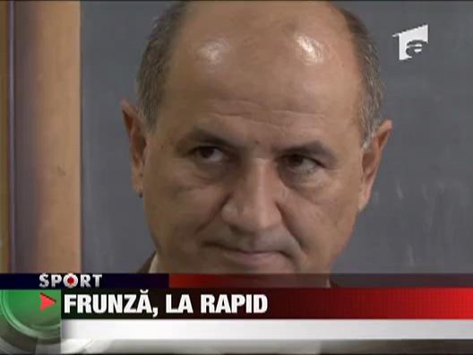 Frunza, la Rapid