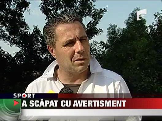 Sumudica a scapat cu avertisment