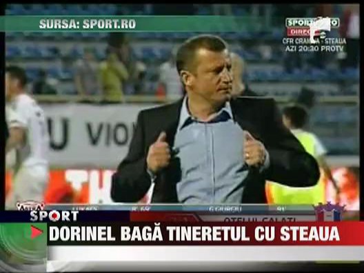 Dorinel baga tineretul cu Steaua
