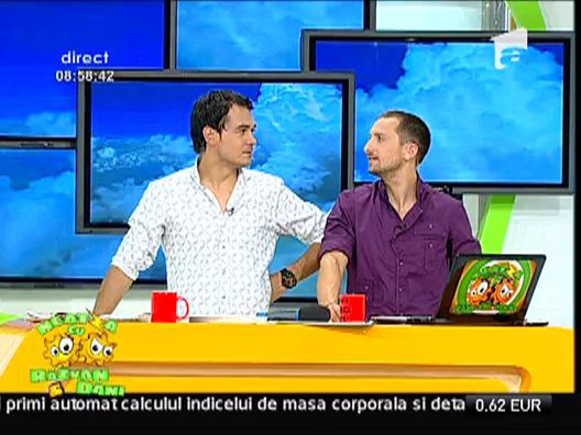 Razvan si Vladutz in drum spre munca