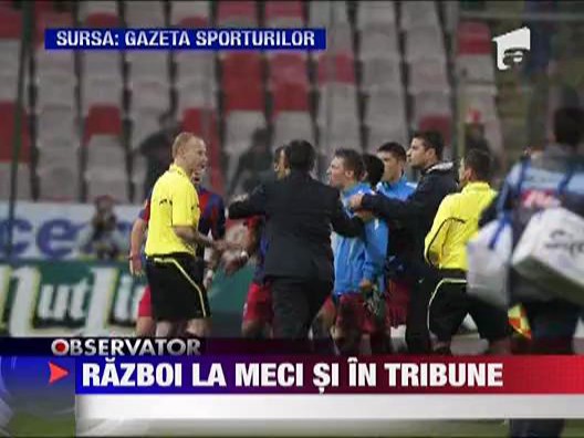 Razboi la meci si in tribune
