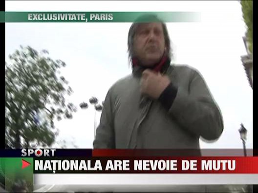 I. Nastase: Nationala are nevoie de Mutu