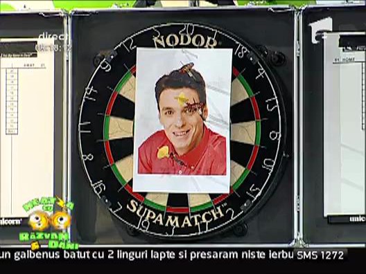 Mircea Badea s-a apucat de darts