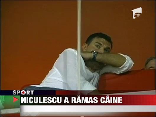 Niculescu a ramas 'caine'