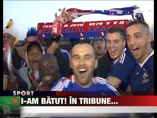 I-am batut! In tribune...