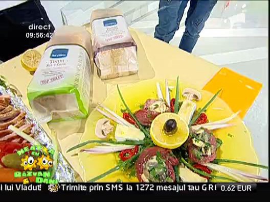 Rulada de vitel cu branza Camembert