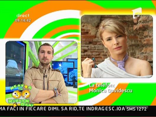Monica Davidescu in direct prin telefon la Neatza