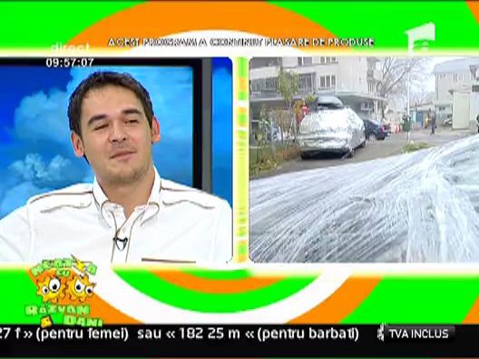 Masina lui Razvan impachetata bine in poleiala