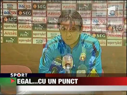 Egal... cu un punct