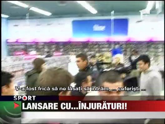 Lansare cu injuraturi pentru CFR Cluj