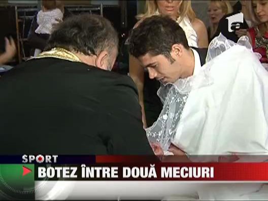 Herea, nas la botezul fiului lui Costin Lazar