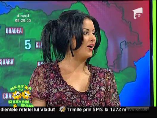 Daniela Crudu fata buletin meteo