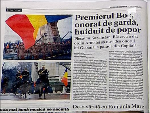 Mircea Badea despre onorul militar dat lui Emil Boc