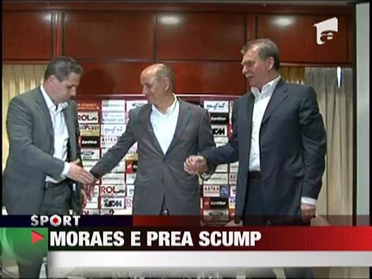 Rapid a renuntat la Junior Moraes