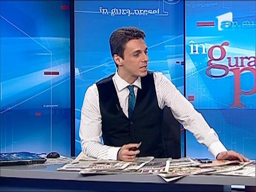 Mircea Badea in vizita la noul sediu Intact