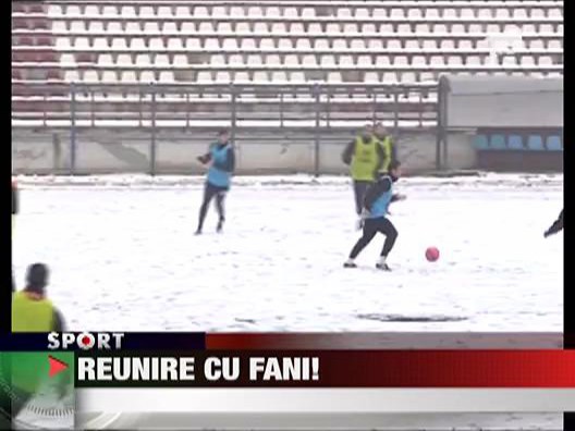 Reunire cu fani pentru Otelul Galati