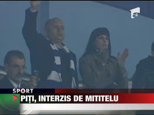 Mititelu i-a interzis accesul in baza de antrenament lui Piturca!