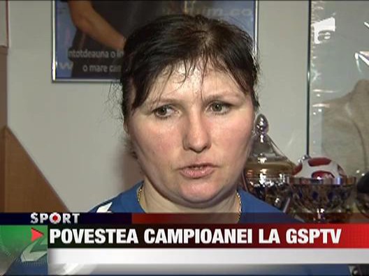 Povestea campioanei Luminita Hutupan la GSP TV